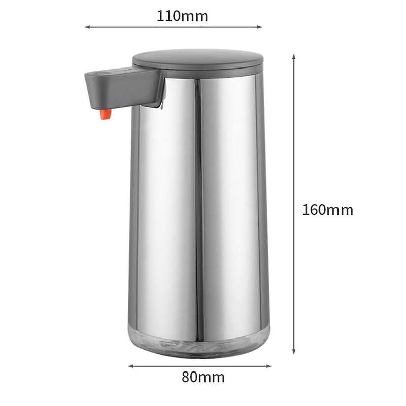 Stainless Steel Soap Dispenser Automatic Soap Dispenser with Infrared Sensor Liquid Hand Soap Dispen