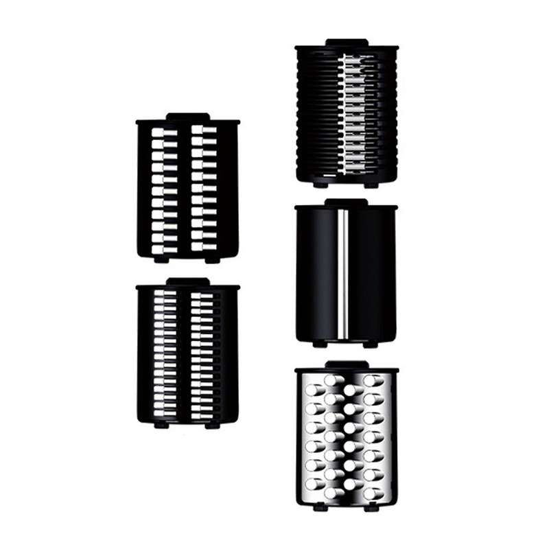 Stainless Steel Slicer/shredder Attachment for Stand Mixer with 5 Blade Vegetable Slicer, Salad Mak