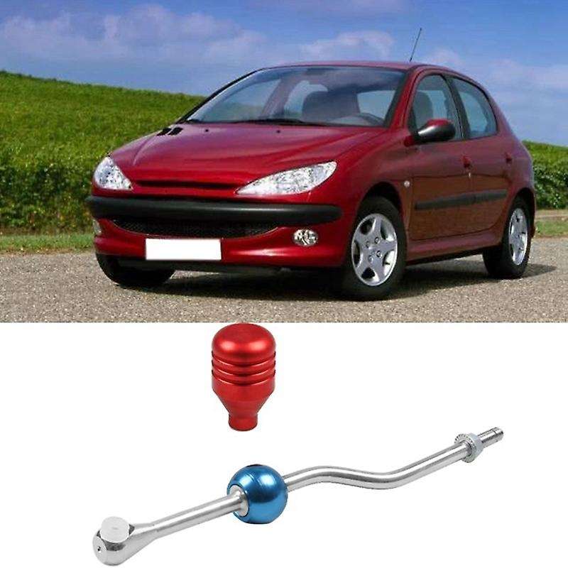 Stainless Steel Short Throw Shifter M10X1.25 with Gear Shift Knob Short Shifter for 206 99-00