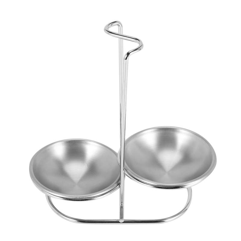 Stainless Steel Spoon Rest Holder,Long Handle Vertical Saving Soup Ladles Holders, Ladle Rest Soup