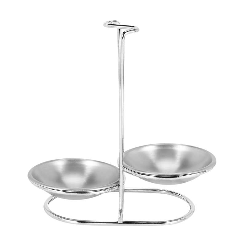Stainless Steel Spoon Rest Holder,Long Handle Vertical Saving Soup Ladles Holders, Ladle Rest Soup
