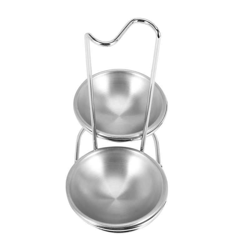 Stainless Steel Spoon Rest Holder,Long Handle Vertical Saving Soup Ladles Holders, Ladle Rest Soup
