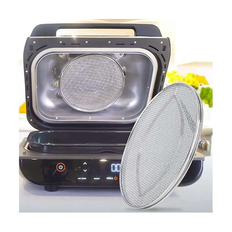 Stainless Steel Splatter for Ninja Foodi Fg551, Accessories for Ninja Foodi Smart Xl 6-in-1 Indoor