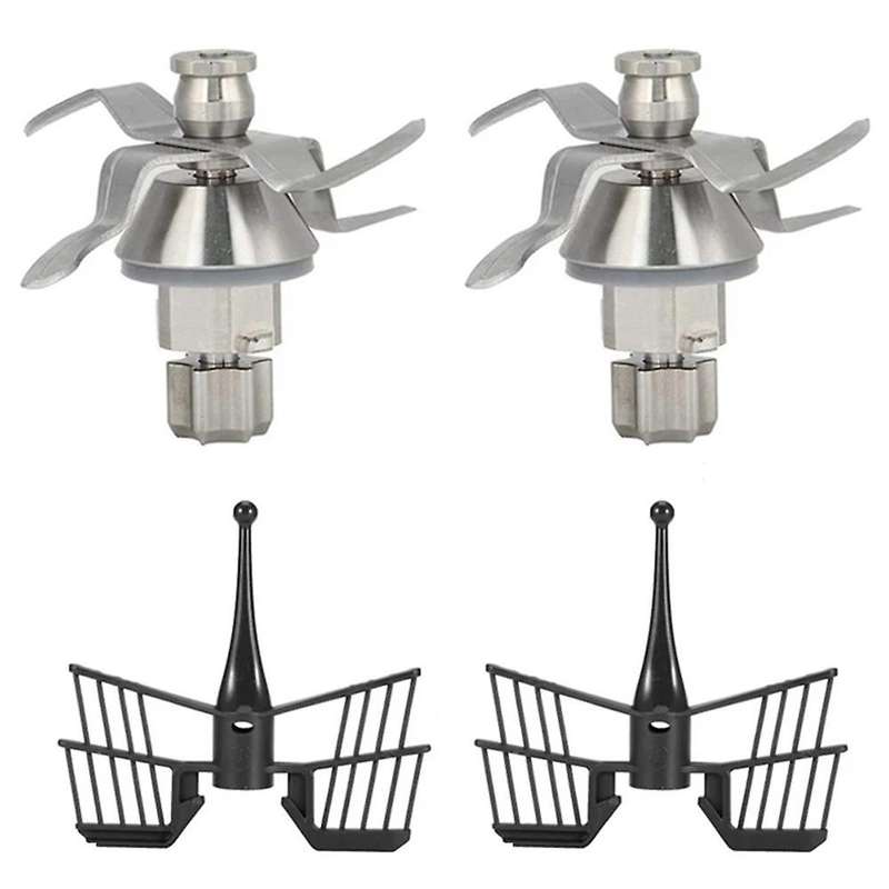 Stainless Steel Stirrer Blade Replacement Parts Accessories, with Butterfly Bar for TM31