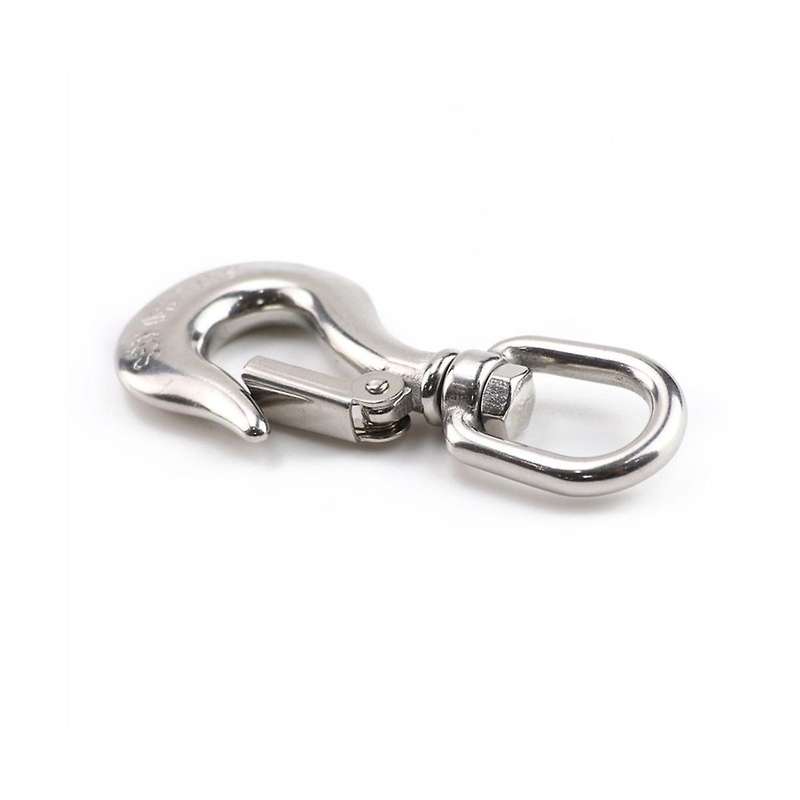 Stainless Steel Swivel Shackle Release Boat Anchor Chain Eye Shackle Swivel Snap Hook for Marine Arc