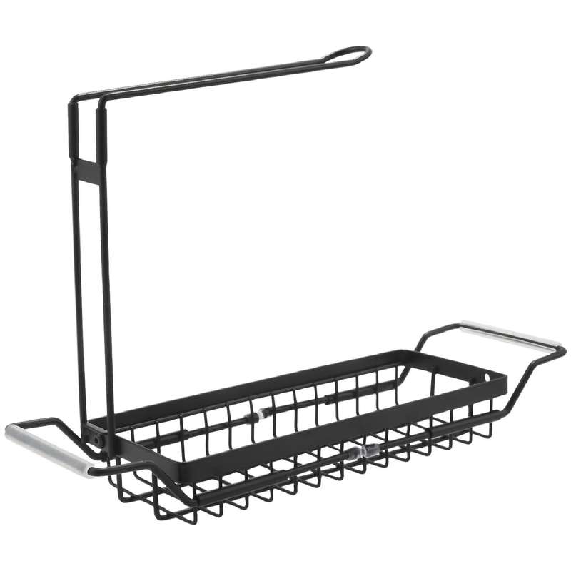 Stainless Steel Telescopic Sink Rack - Expandable Storage Drain Basket Sponges for Hygienic Organiz