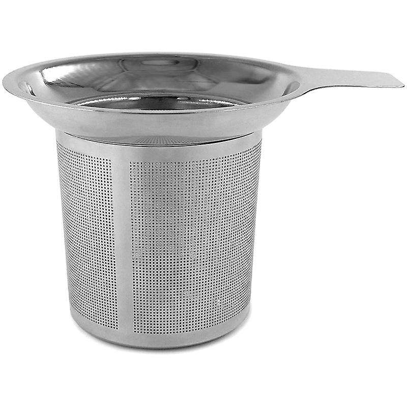Stainless Steel Tea Strainer, Teapot, Tea Sieve, Coffee Cup, Leaking Sieve, Flat Bottom, High Densi