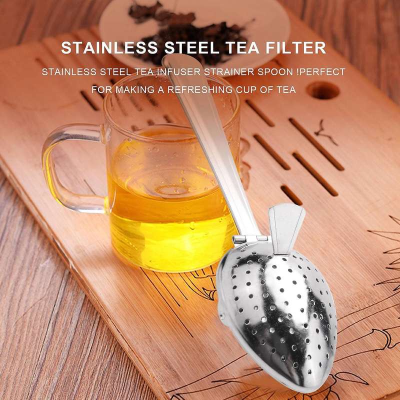 Stainless Steel Tea Infuser Strainer Loose Leaf Filter Spice NEW!