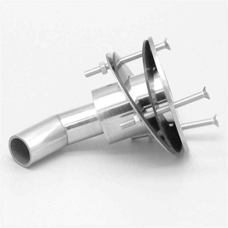 Stainless Steel Thru Hull Exhaust Fittings for 24mm Tube Pipe Socket Hardware,for Parking Heaters Tr