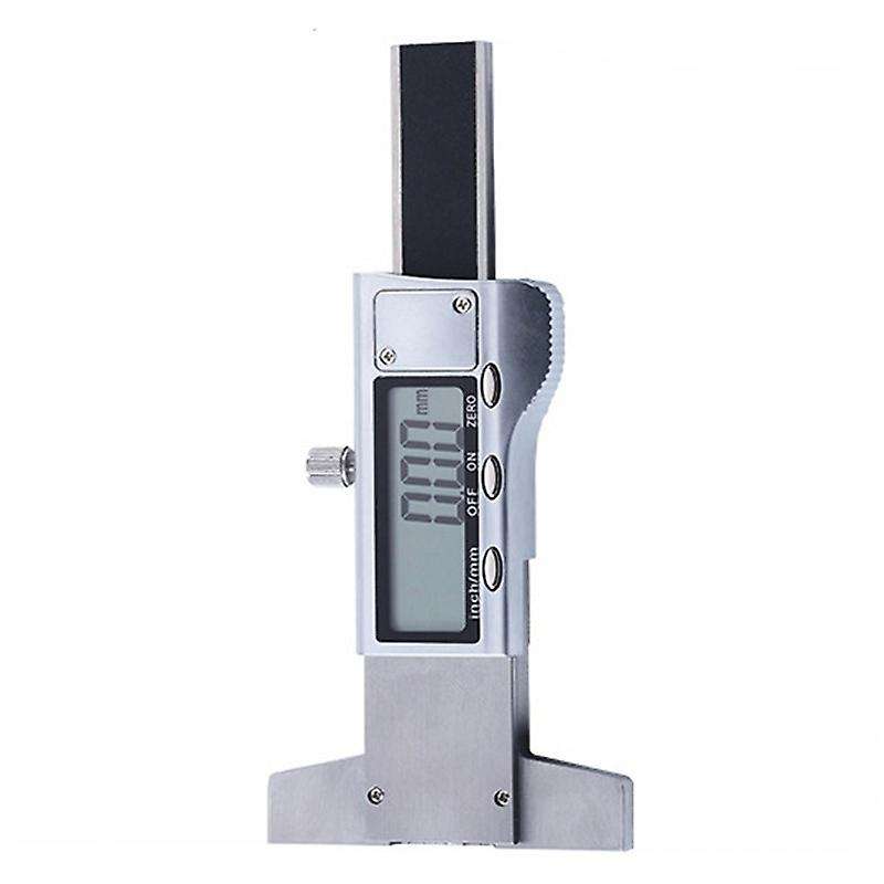 Stainless Steel Tire Tread Depth Gauge,LCD Digital Tire Tread Depth Gauge Tool with Inch and MM Conv