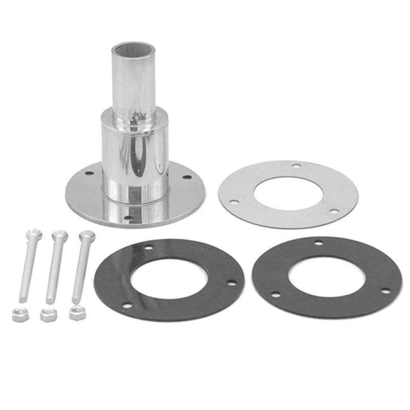 Stainless Steel Thru Hull Exhaust Fittings for 24mm Tube Pipe Socket Hardware,for Parking Heaters T