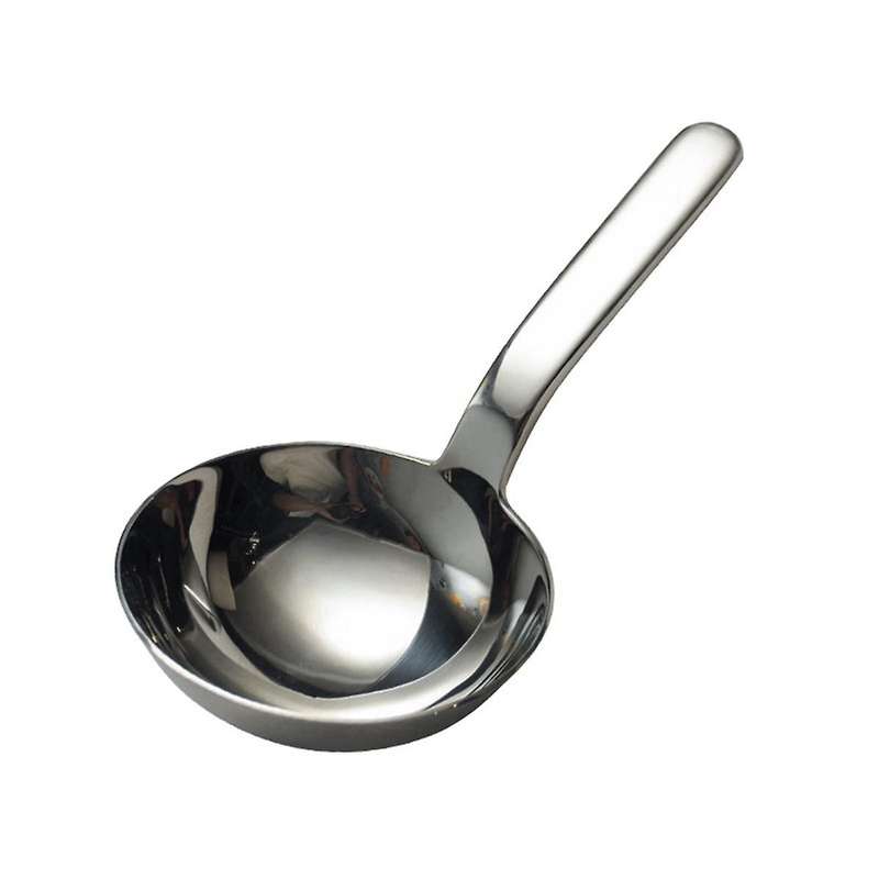 Stainless Steel Thickened Deep Soup Ladle Short Handle Big Round Head Spoon Drink Soup Ladle Eat Noo