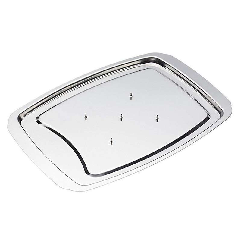 Stainless Steel Turkey Nail Basin Roast Chicken Rack Turkey Rack Roast Chicken Tray Baking Barbecue