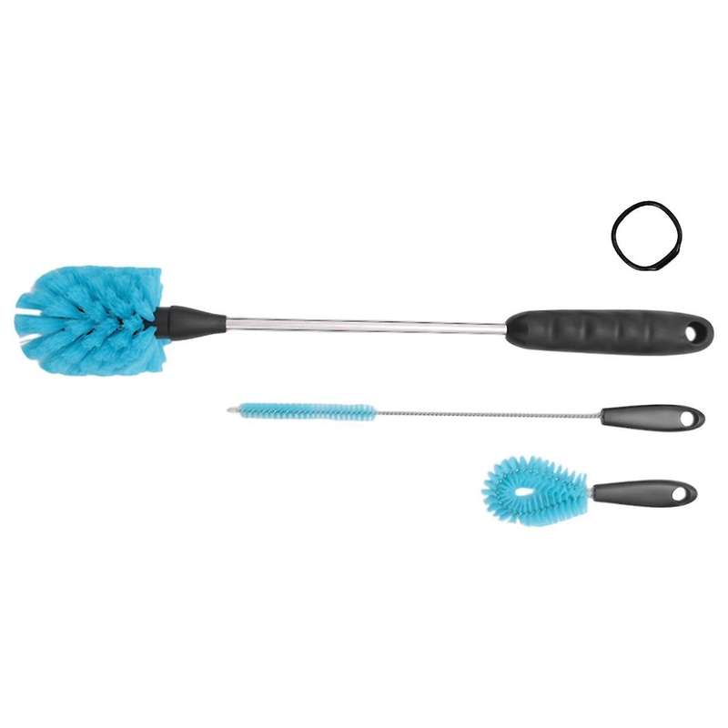 Stainless Steel Water Cleaning Brush Set,long Handle Cleaner Set, Built for Narrow Neck Bottles