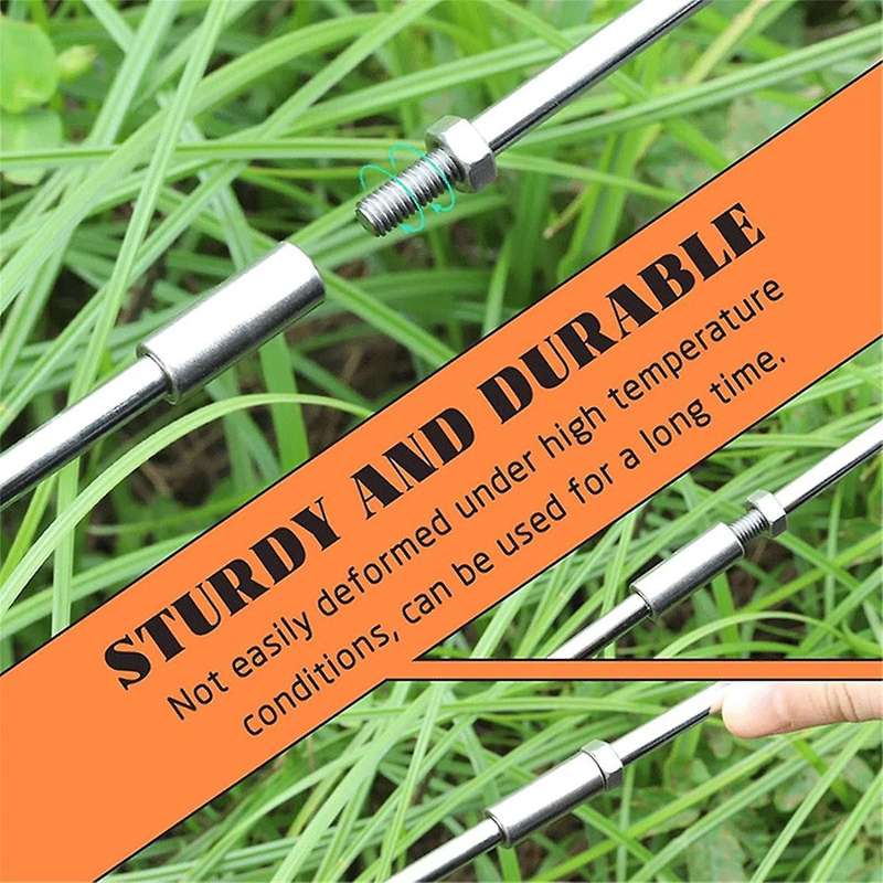 Stainless Steel Wood-Fired Oven Ash Cleaning Rake Barbecue Ash Cleaning Tool is Suitable for Charcoa