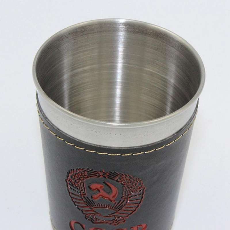Stainless Steel Wine Glass Camping Outdoor Travel Tableware Wine Beer Whiskey Cup Small Wine 150 Ml