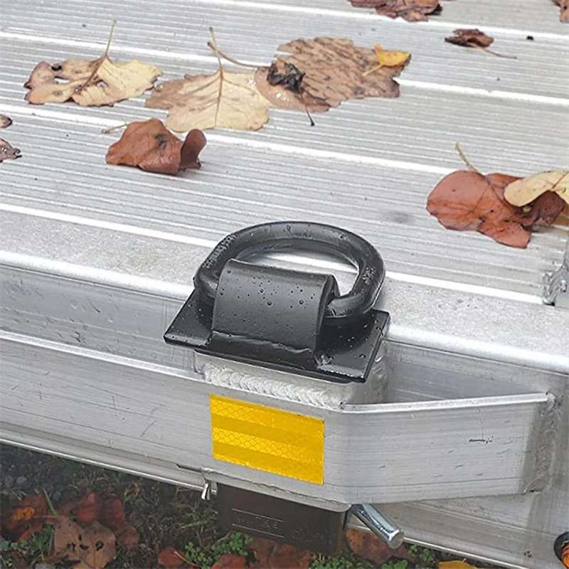 Stake Pocket D Rings Heavy Duty Removable D-ring Stake Pocket Tie Down for Utility Trailers and Flat