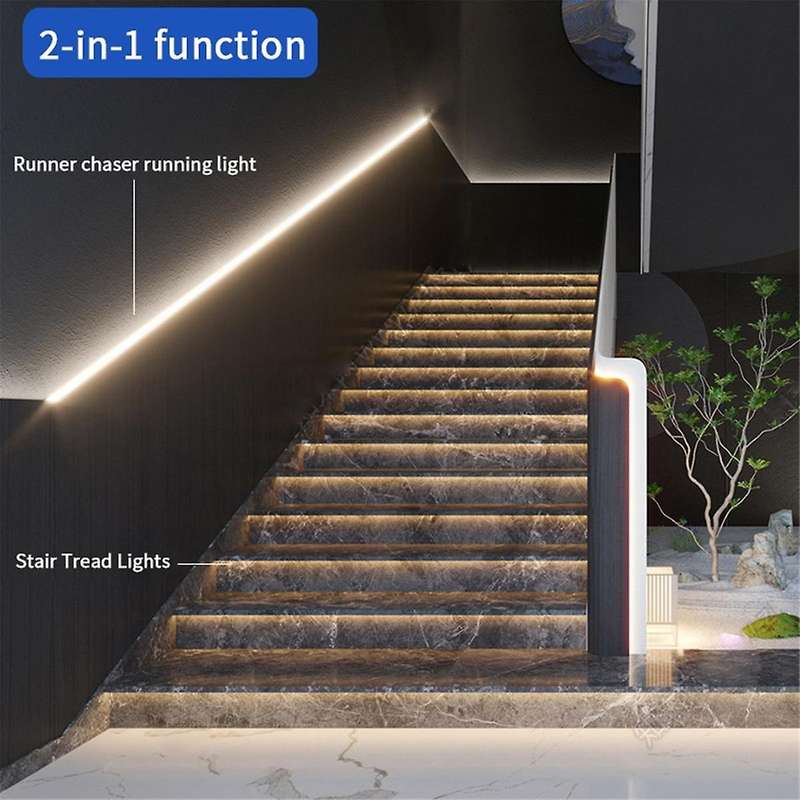 Stair Tread Light Controller Stair Lights Intelligent Sensor Step Lights Handrail Ladder Steps Light