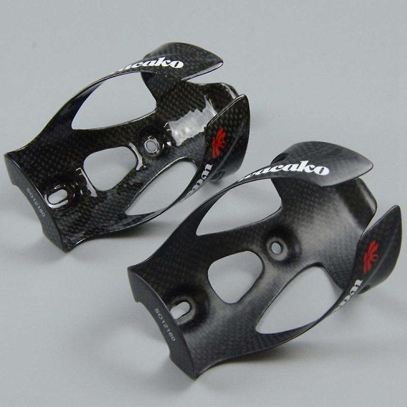 Standard Carbon Fiber Mountain Road Bike Bottle Cage Full Carbon Water Cup Holder Pot Holder-Bright
