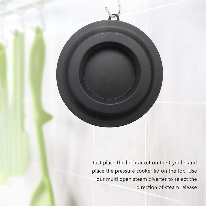 Stand Silicone Lid Holder Accessories and Release Diverter, Accessory Compatible for Ninja Foodi Pr