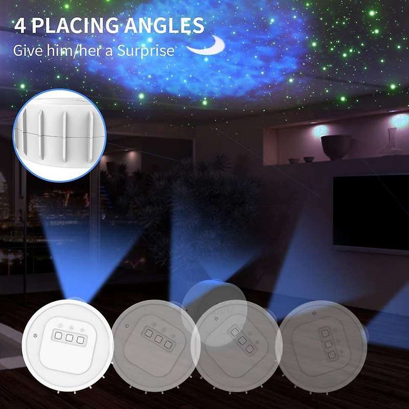 Star Light Projector for Bedroom, Rechargeable Star Projector Cordless Star Light Lights Galaxy Ligh
