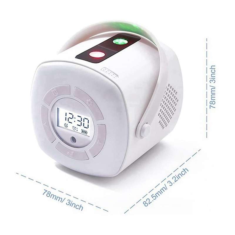 Star Clock Projection Lamp USB Rechargeable Bedroom Bedside Party Atmosphere LED Projection Digital
