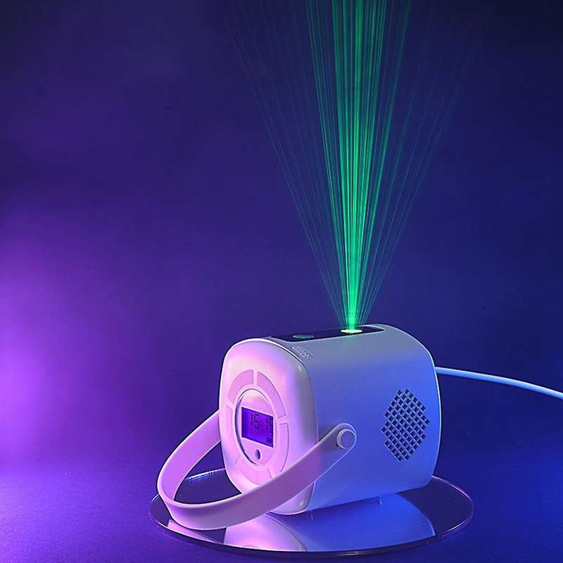 Star Clock Projection Lamp USB Rechargeable Bedroom Bedside Party Atmosphere LED Projection Digital