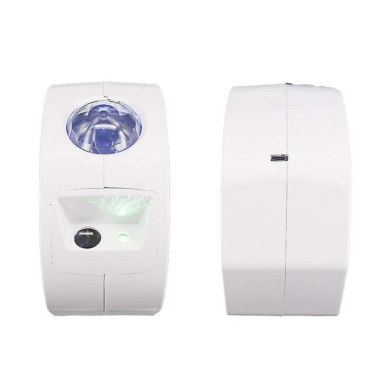 Star Projector USB 6 Colors 360 Degree Rotation Ocean Waving Lamp for Kids Room Galaxy Night Light
