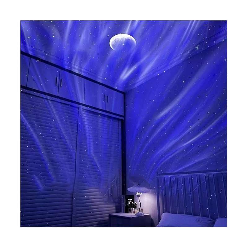 Star Projector Light Decor Adjustable Night Light Projector Northern Lights White Noise Timer for Ba