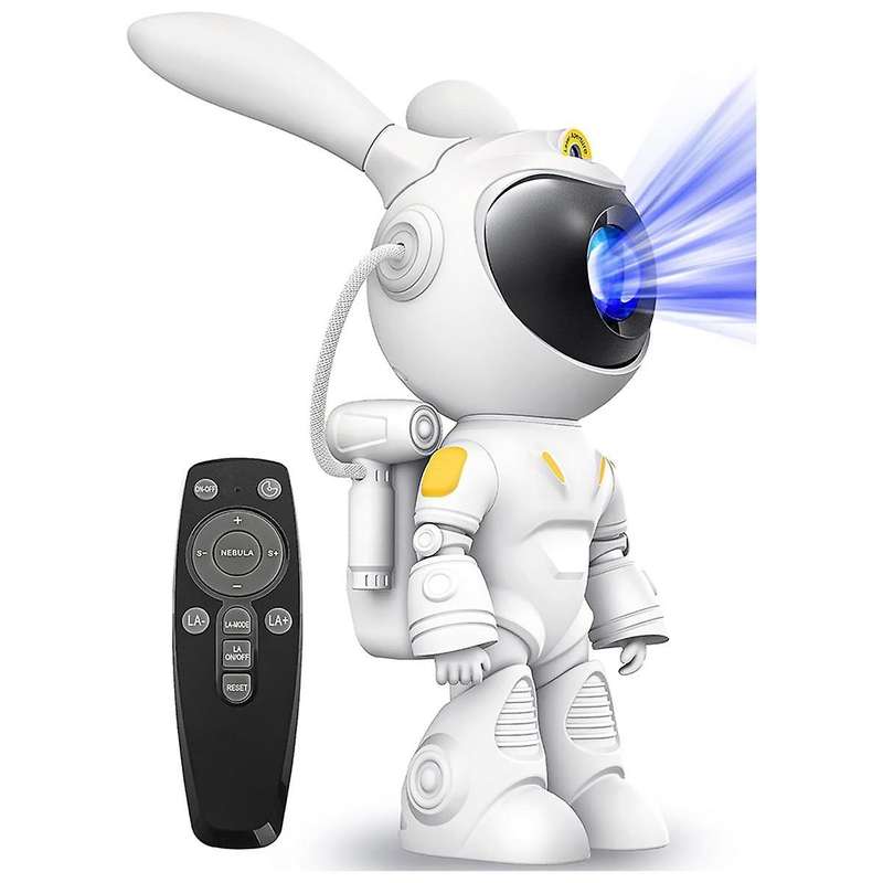 Star Projector, Funny Rabbit Astronaut Galaxy Lights Projector for Bedroom, for Kids, Room Decor, Pa