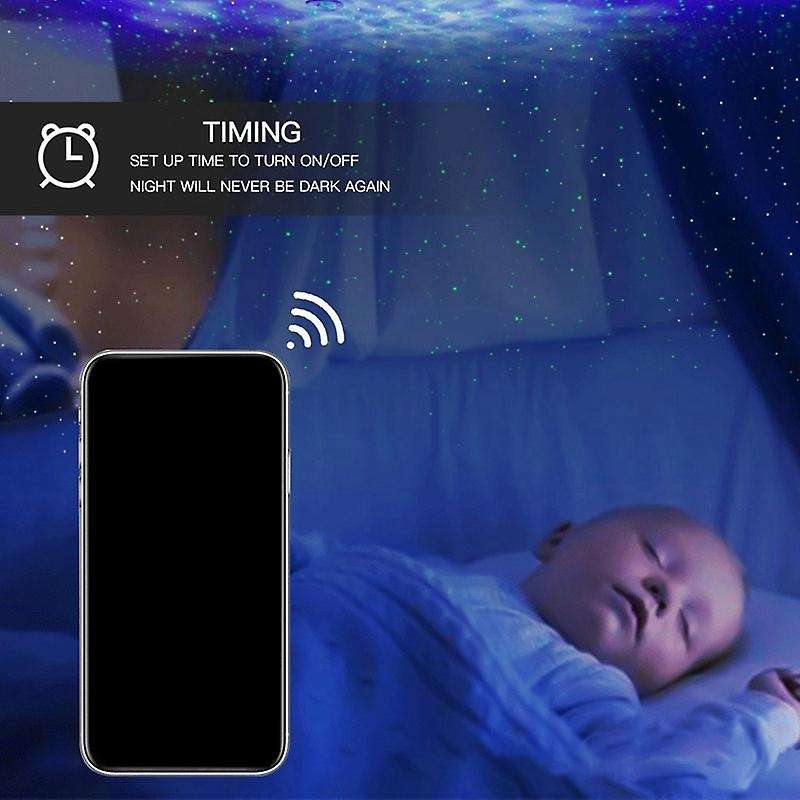 Star Projector Night Light Projector with WIFI Bluetooth Control for Children and Adult Bedroom/Home
