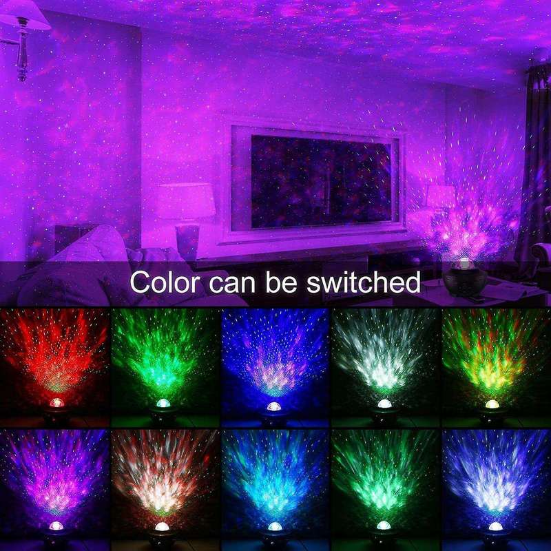 Star Projector, Smart WiFi Galaxy Projector Night Light, Compatible with Alexa and Smart App, 10-Col