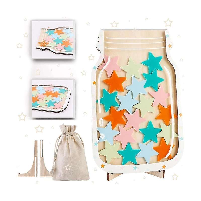 Stars Reward Jar for Kids,reward Jar for Toddlers, Star Jar Reward System, Kids Reward Board, Classr
