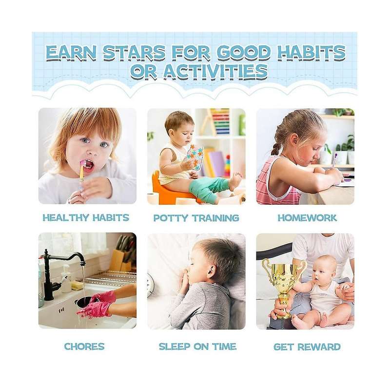 Stars Reward Jar for Kids,reward Jar for Toddlers, Star Jar Reward System, Kids Reward Board, Classr