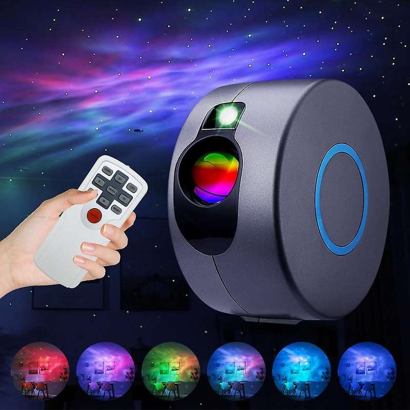 Starry Projector Rotating Night Light Led Galaxy Colorful Nebula Cloud Lamp EU Plug