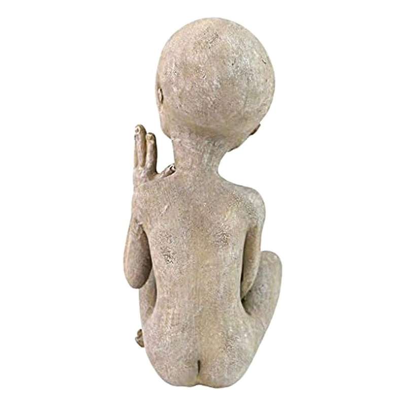 Statue Martians Garden Figurine Set for Home Indoor Outdoor Figurines Garden Ornaments Miniatures Ar