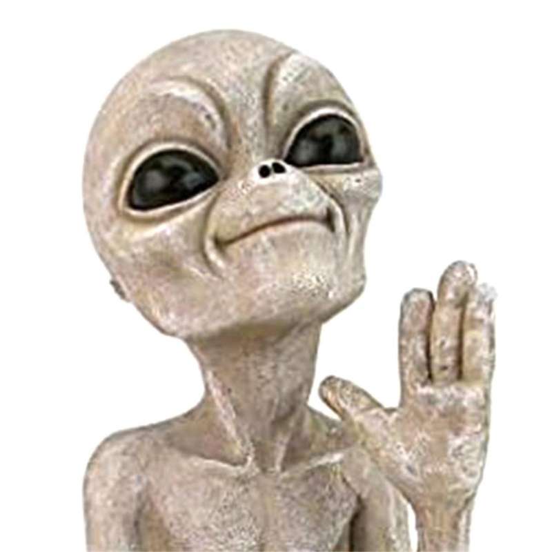 Statue Martians Garden Figurine Set for Home Indoor Outdoor Figurines Garden Ornaments Miniatures Ar