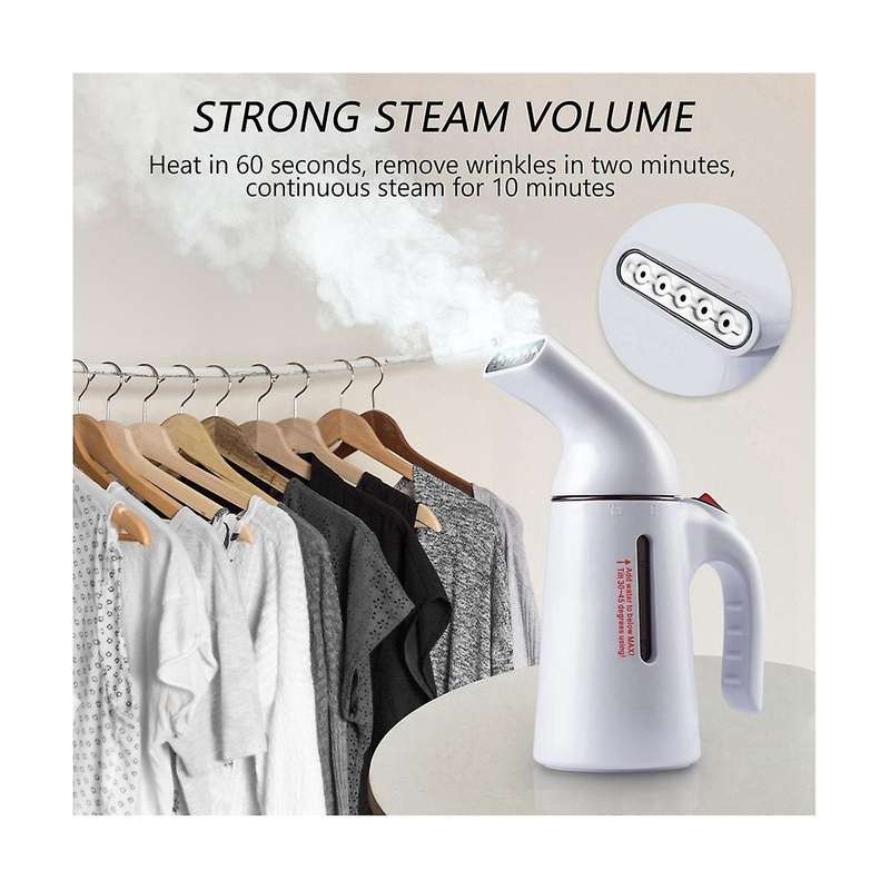 Steamer for Clothes, Handheld Garment Steamer, Portable Fabric Iron, Wrinkles Remover for Clothing