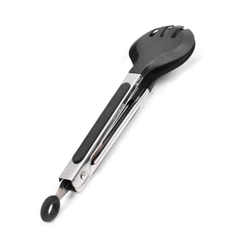 Steel Silicone Kitchen Tongs Bbq Clip Salad Cooking Tool Food Serving Tongs Kitchen Appliance Parts