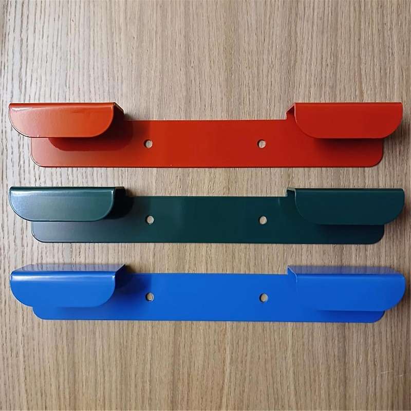 Steel Wheelie Bin Brackets,Outdoor Garbage Cans Lock Heavy Duty Floating Shelf Brackets Trash Can Lo