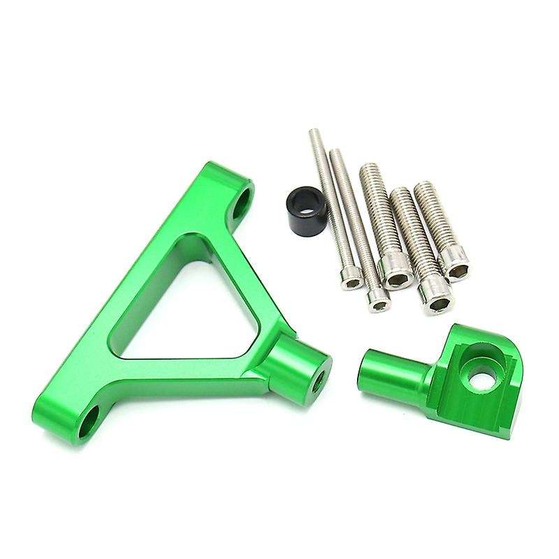 Steering Damper Stabilizer Bracket Mount Kit for Ninja ZX6R 2007-2008, Green