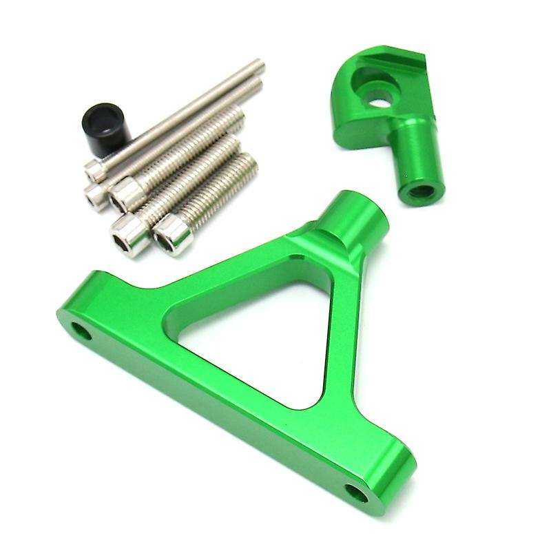 Steering Damper Stabilizer Bracket Mount Kit for Ninja ZX6R 2007-2008, Green