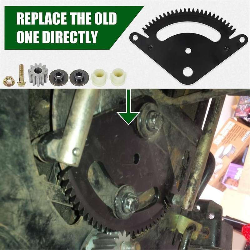 Steering Sector Gear (25 Tooth) Pinion Gear Repair Kit for L-Series L110 L120 L130 Mower Replace GX2