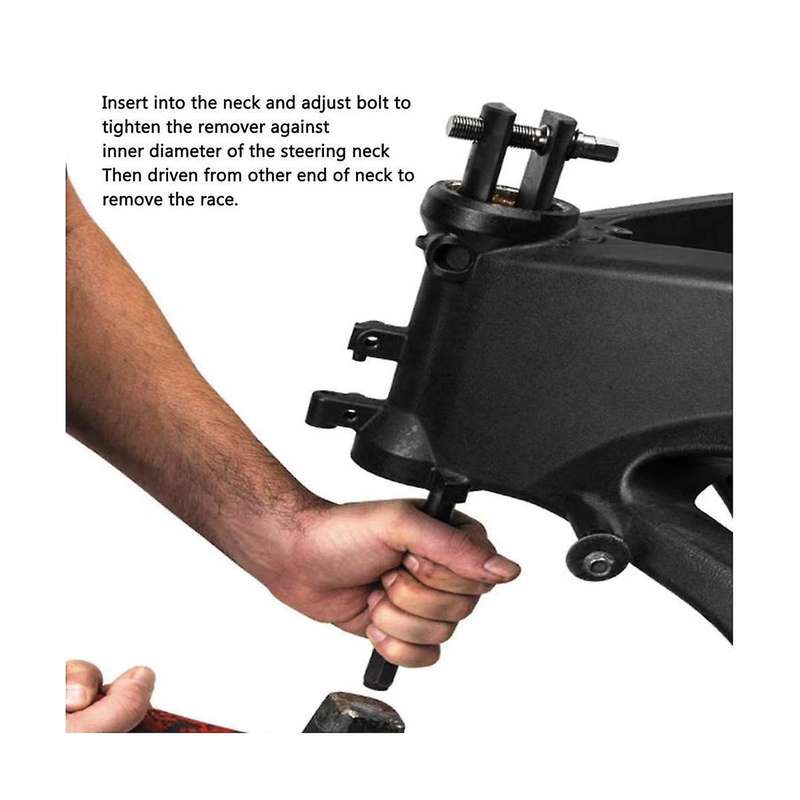 Steering Neck Bearing Race Removing Tool Universal Steering Neck Bearing Race Remover for 11/8in T