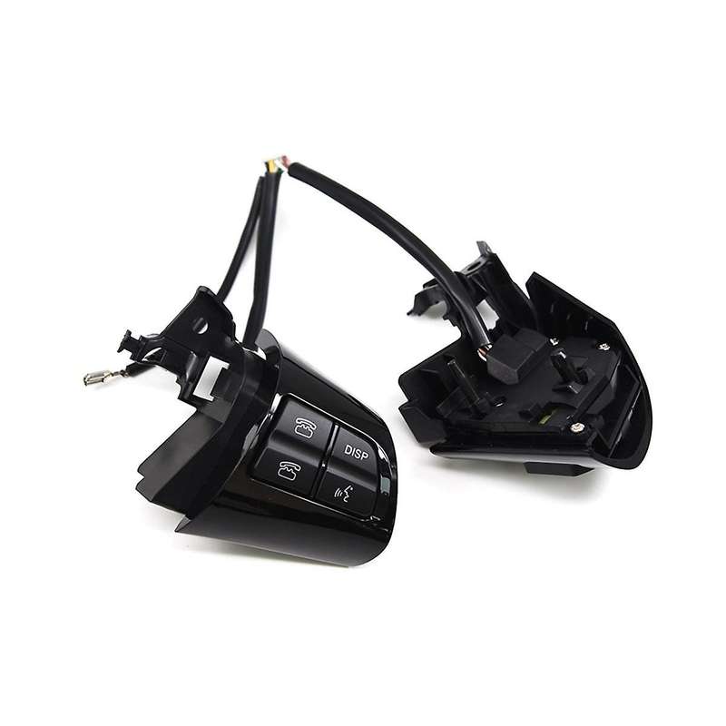 Steering Wheel Audio Control Button Switch 84250-02230 for / Wish / Altis 2010-2013 Bright Black