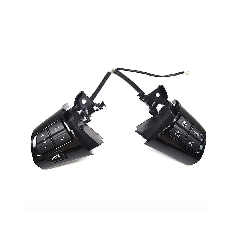 Steering Wheel Audio Control Button Switch 84250-02230 for / Wish / Altis 2010-2013 Bright Black