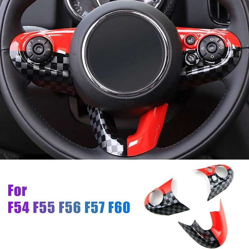 Steering Wheel Button Cover Trim Sticker for MINI F Series F54 F55 F56 F57 F60 ONE/S Countryman A