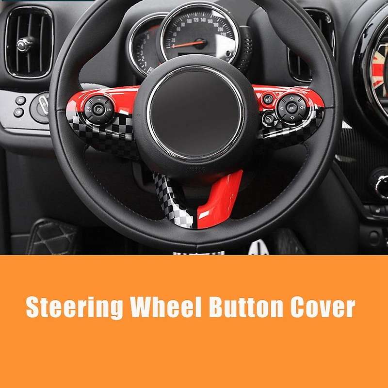 Steering Wheel Button Cover Trim Sticker for MINI F Series F54 F55 F56 F57 F60 ONE/S Countryman A