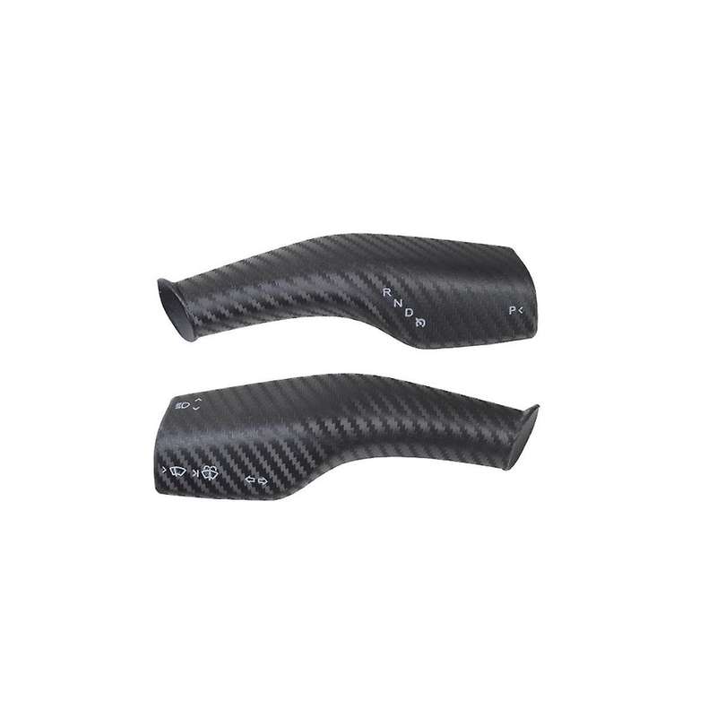 Steering Wheel Column Gear Shift Cover for Model Y 2017-2023 Gear Lever Wrap Decoration ( Carbon)