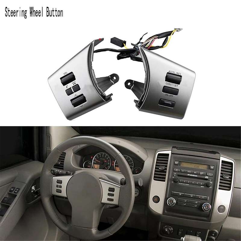 Steering Wheel Button Switch for Navara Frontier 05-12 Telephone Volume Cruise Control Button